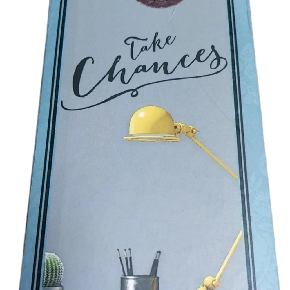 TAKE CHANCES Black Vinyl Wall Decal Home Decor